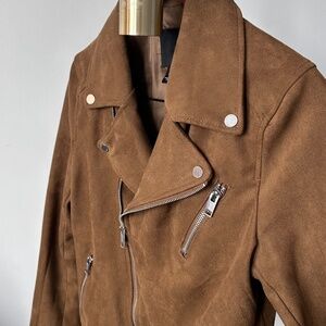 Suede Premium Biker Jacket H&M